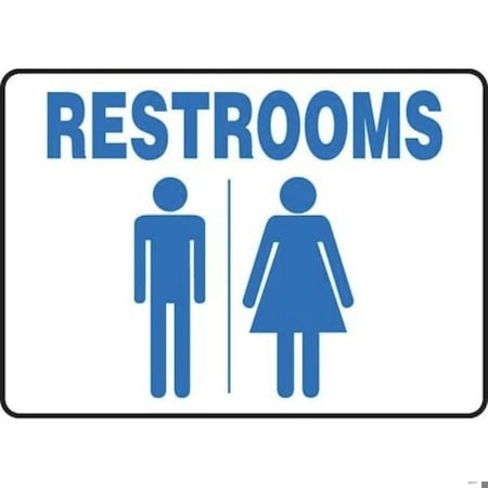 Accuform SAFETY SIGN RESTROOMS MEN AND MRST521VA MRST521VA